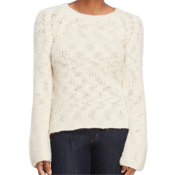 Derek Lam Women's Cream Knit Sweater 100% wool new without tag - Picture 6 of 11